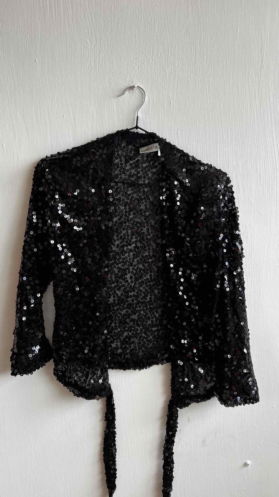 Chaqueta negra con lentejuelas, foto 1 de 1