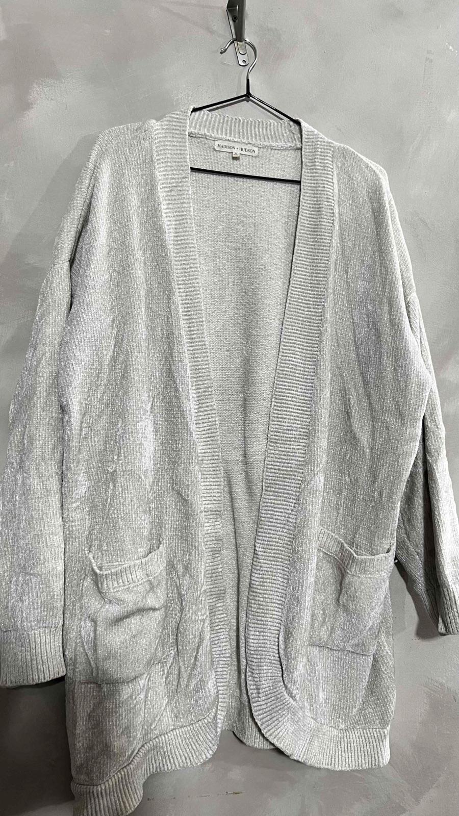Cardigan gris Madison Hudson XL, foto 1 de 1
