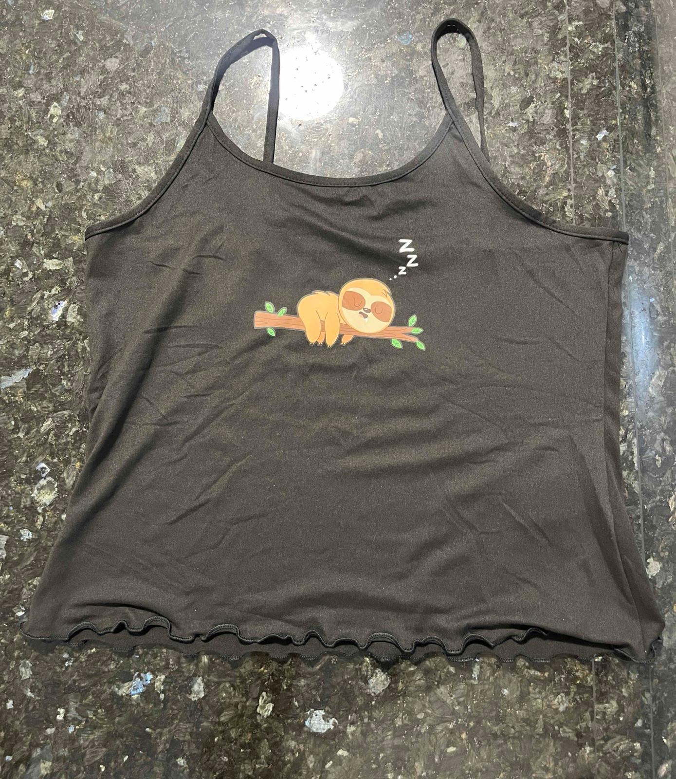 Pijama corta Shein de perezosos para mujer, foto 2 de 5