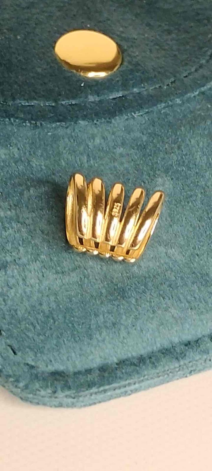 Ear Cuff Dorado Plata S925, foto 3 de 4