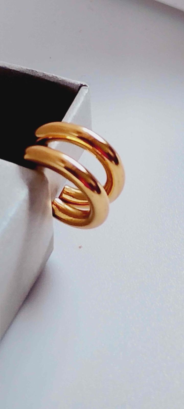 EarCuff Pendiente Dorado de Presión, foto 6 de 6