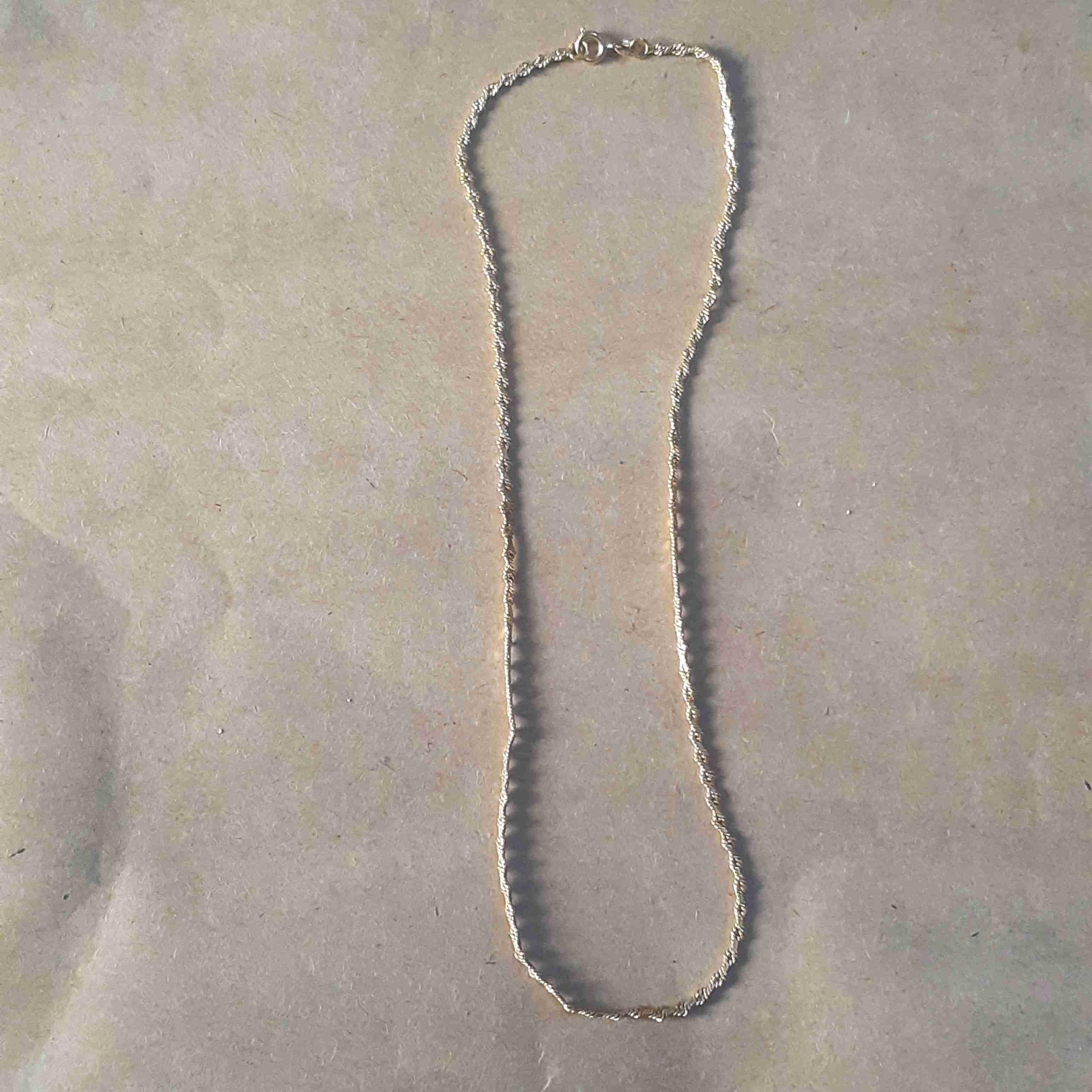 Cadena chapado en oro, 45cm, foto 2 de 2