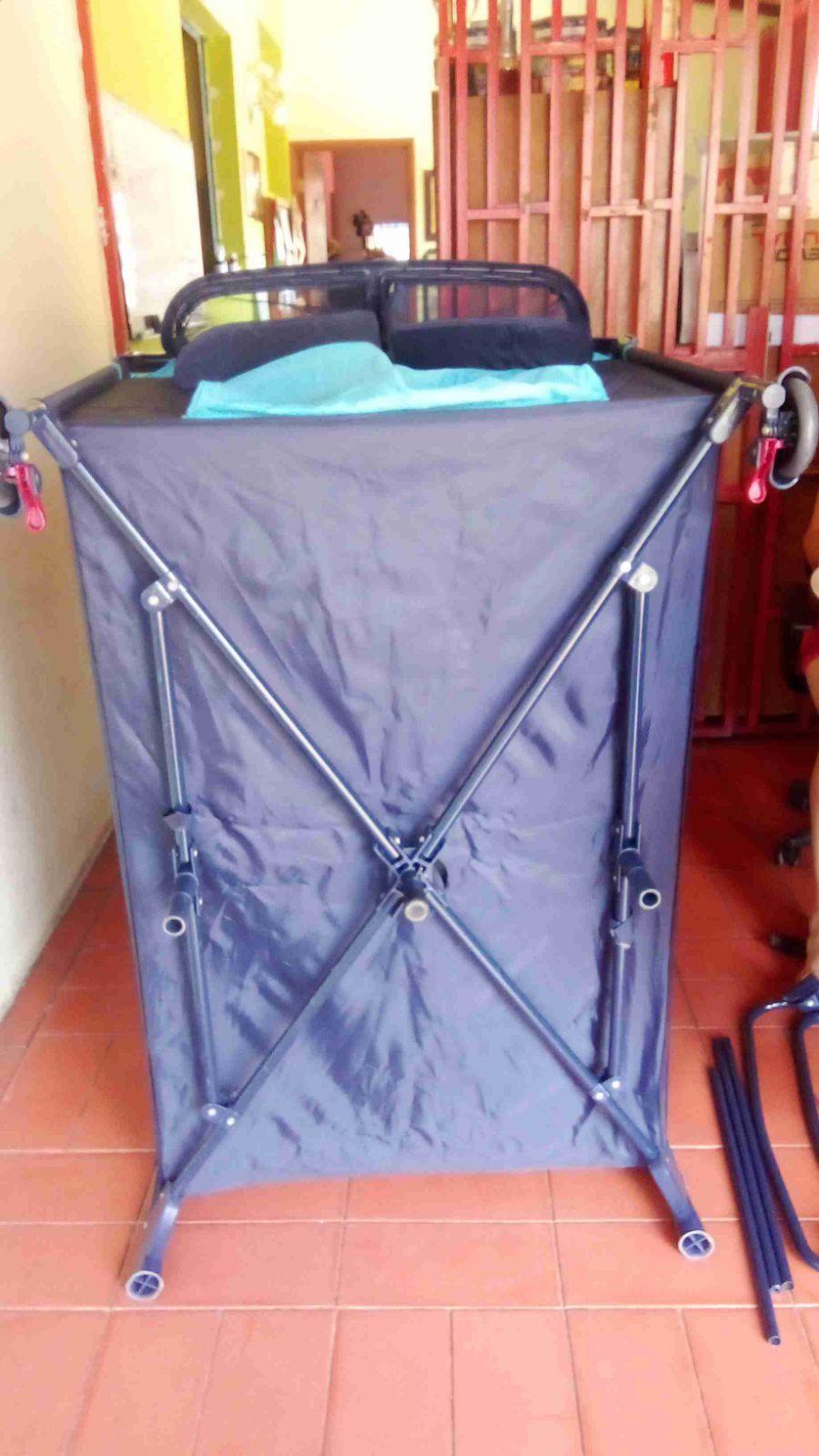 Corral Cuna Cocoliso Azul Con Diseño De Oso, foto 2 de 8