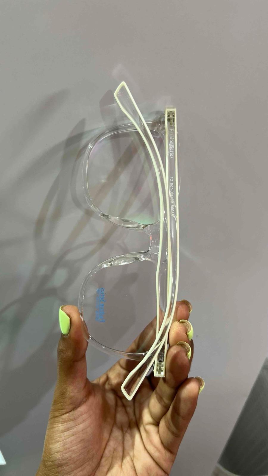 Lentes transparentes montura grande Fashion Series, foto 2 de 2