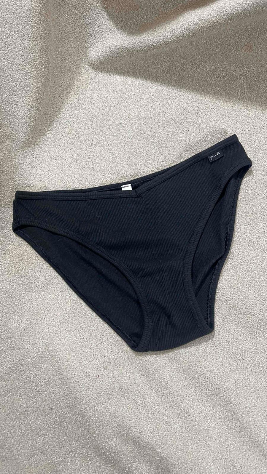 Panty pink negro acanalado, foto 1 de 1