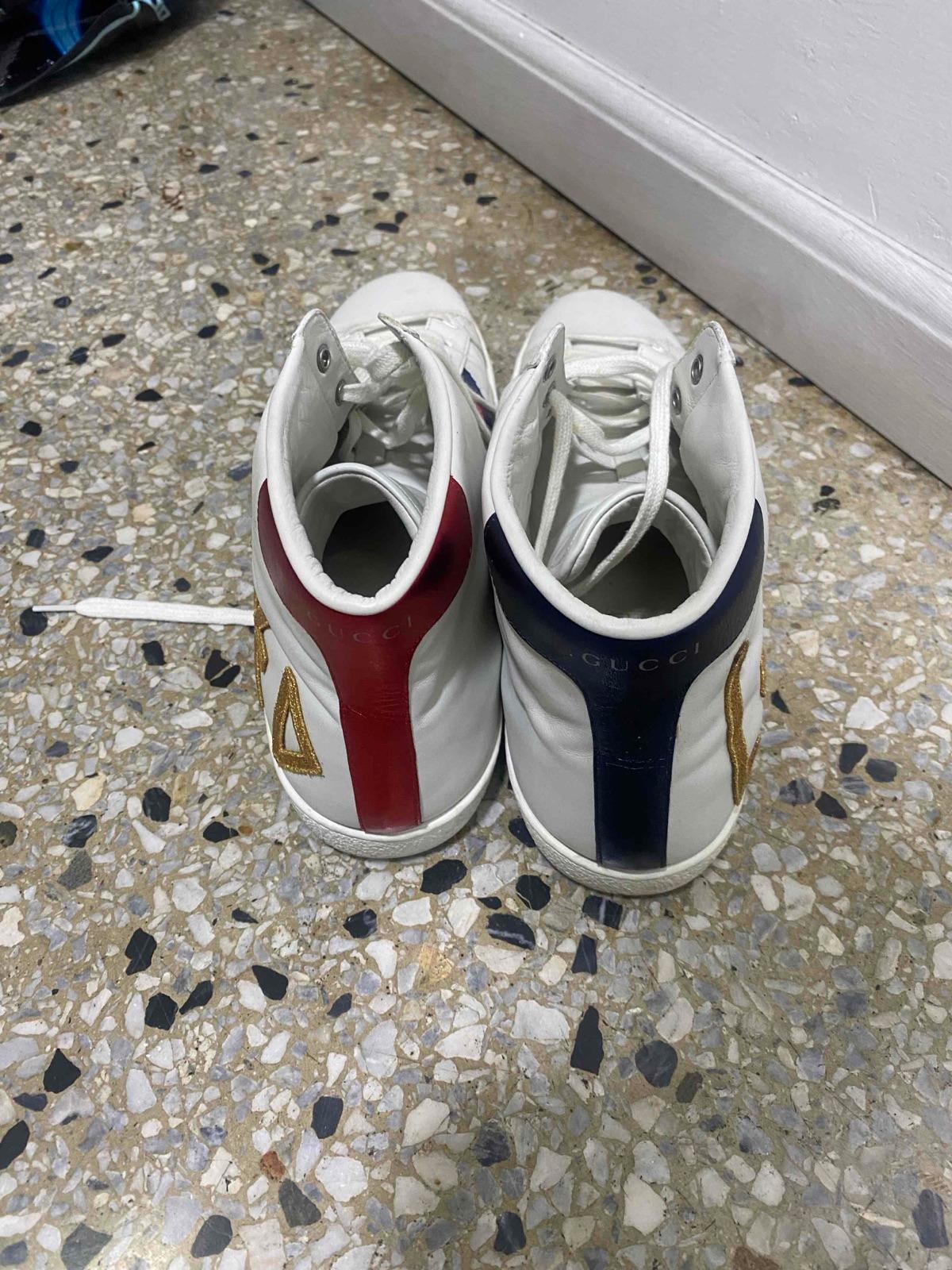 Zapatos Gucci blancos de caña alta, foto 3 de 5