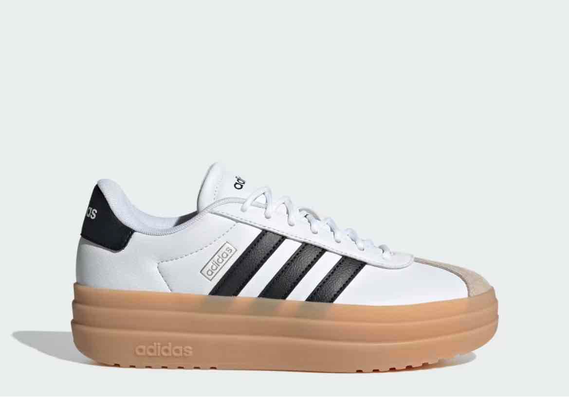 Zapatos deportivos Adidas blancos y negros, foto 3 de 5