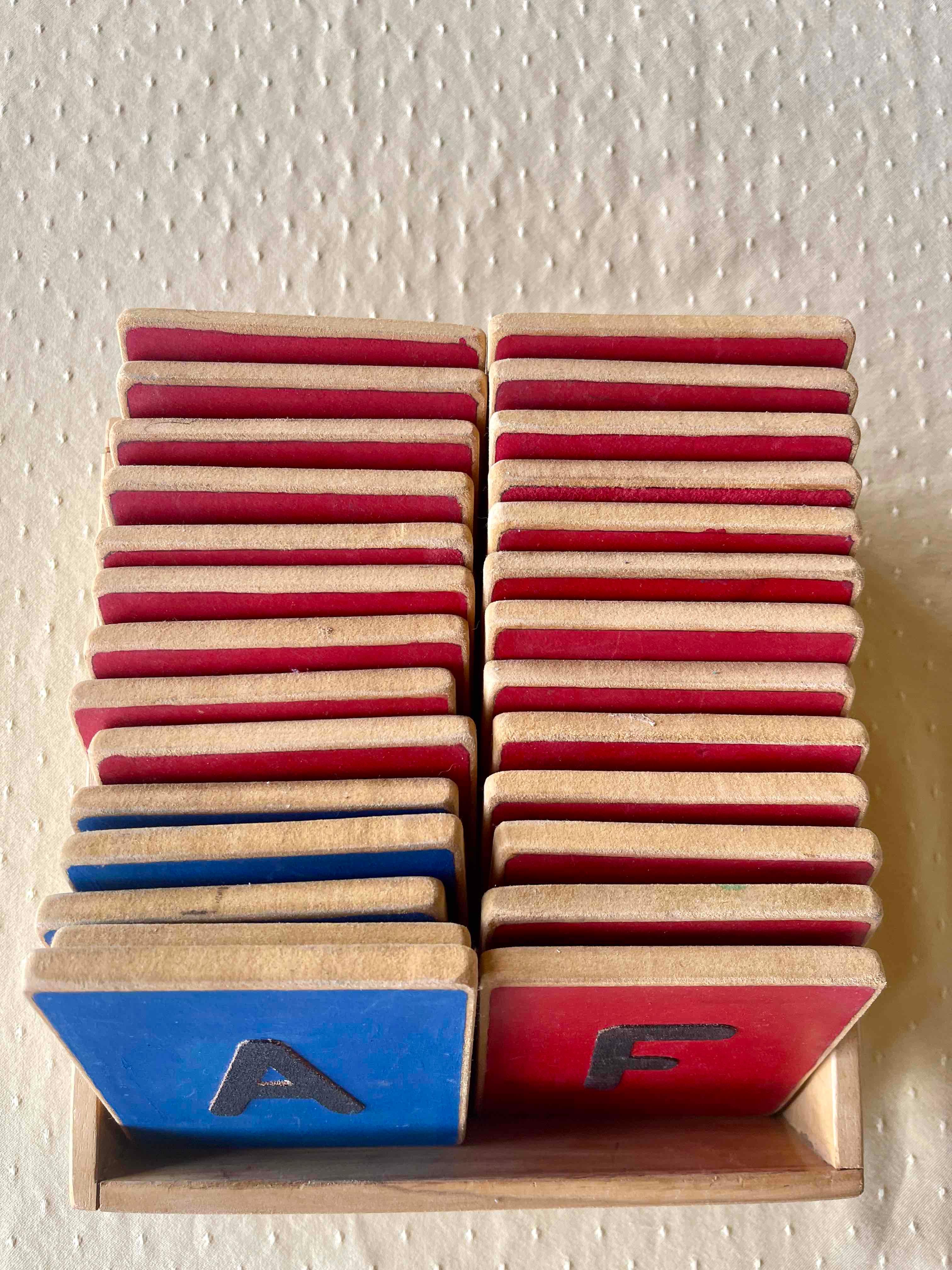Letras de Lija Montessori, foto 4 de 7