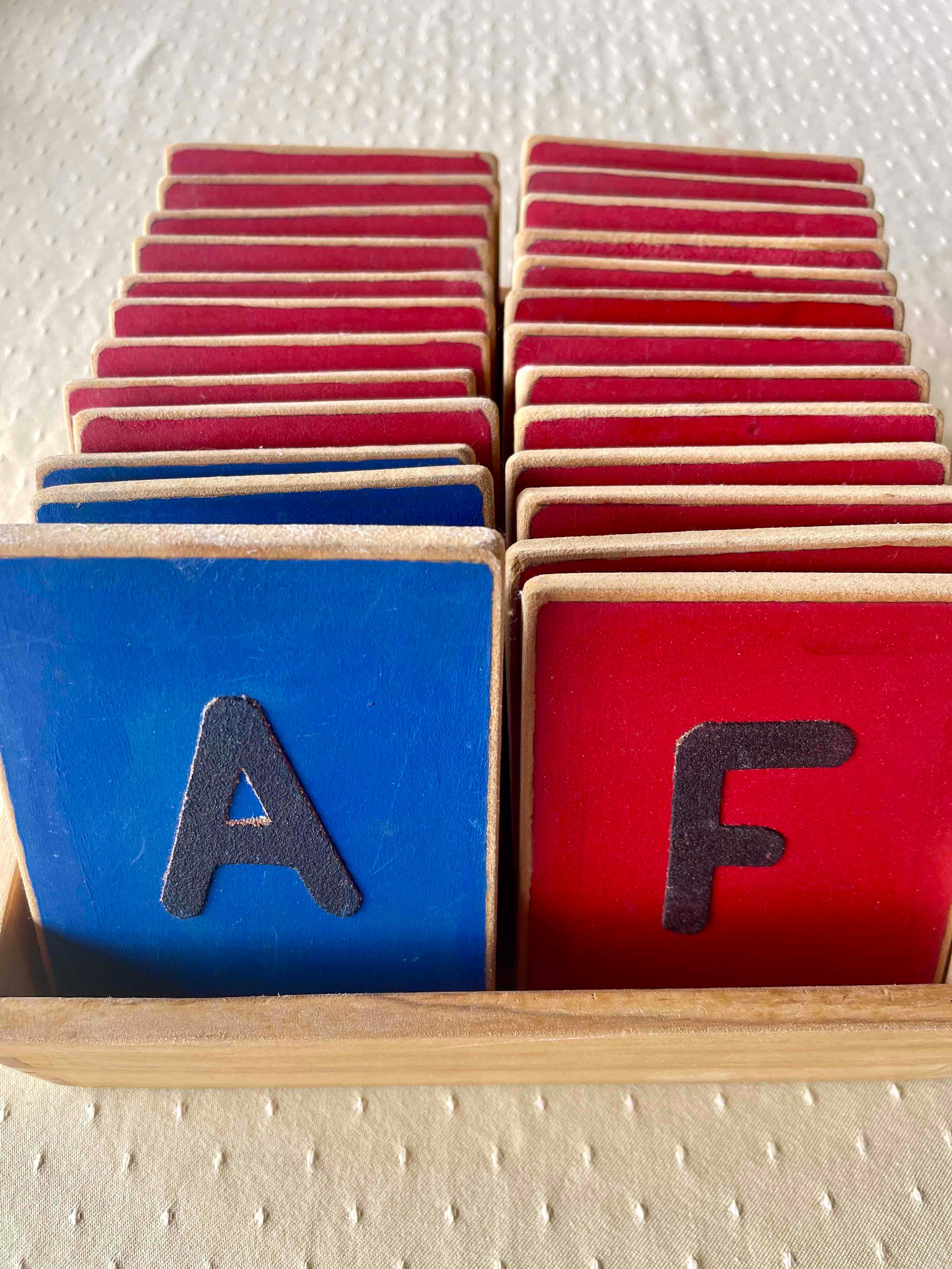 Letras de Lija Montessori, foto 7 de 7
