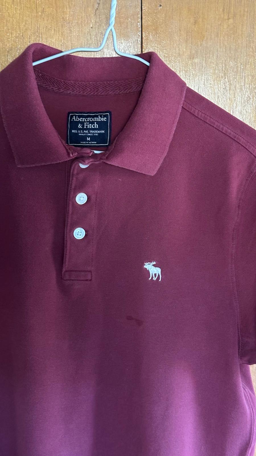 Chemise Abercrombie & Fitch Borgoña Talla M, foto 2 de 4