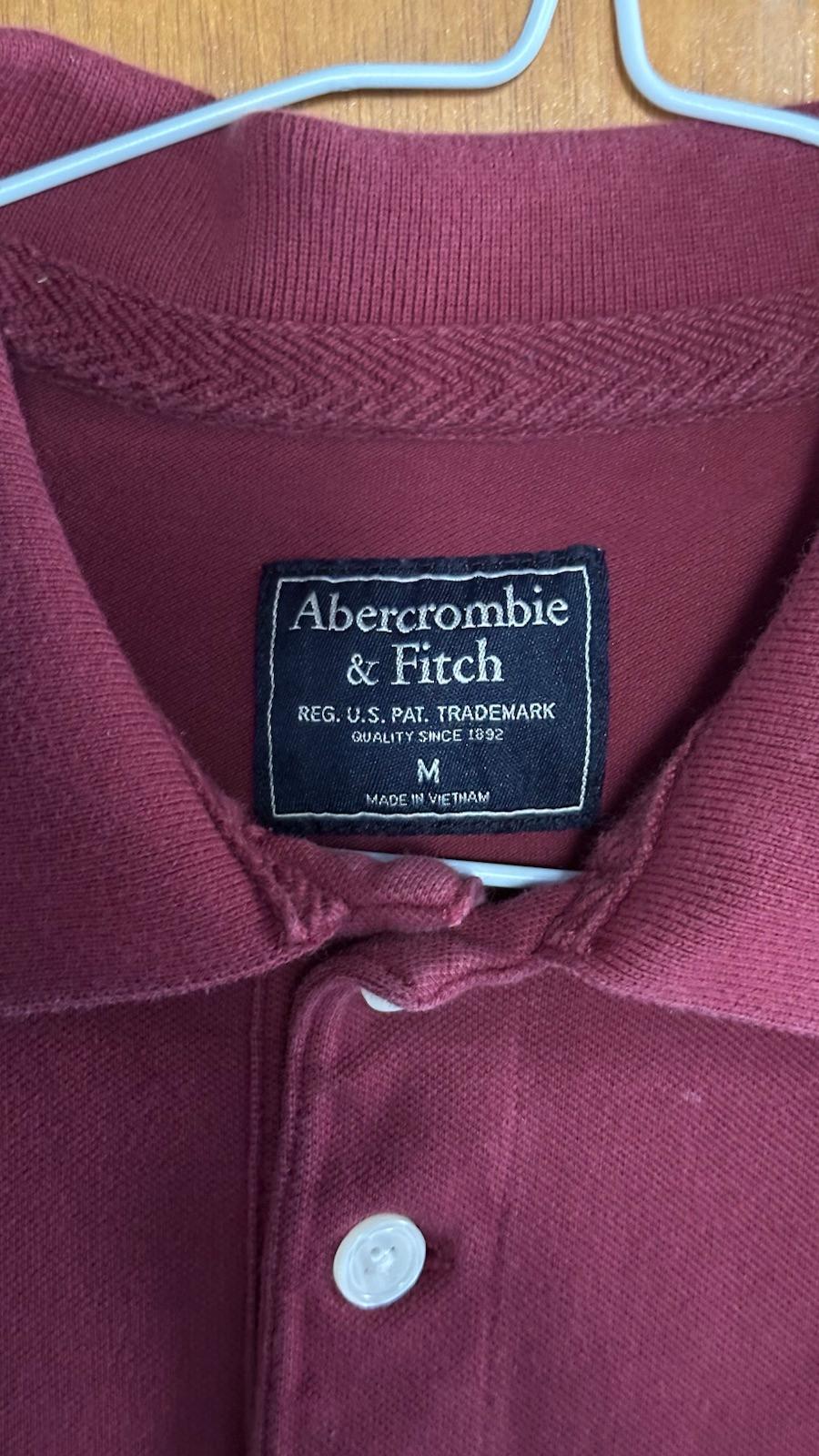 Chemise Abercrombie & Fitch Borgoña Talla M, foto 3 de 4