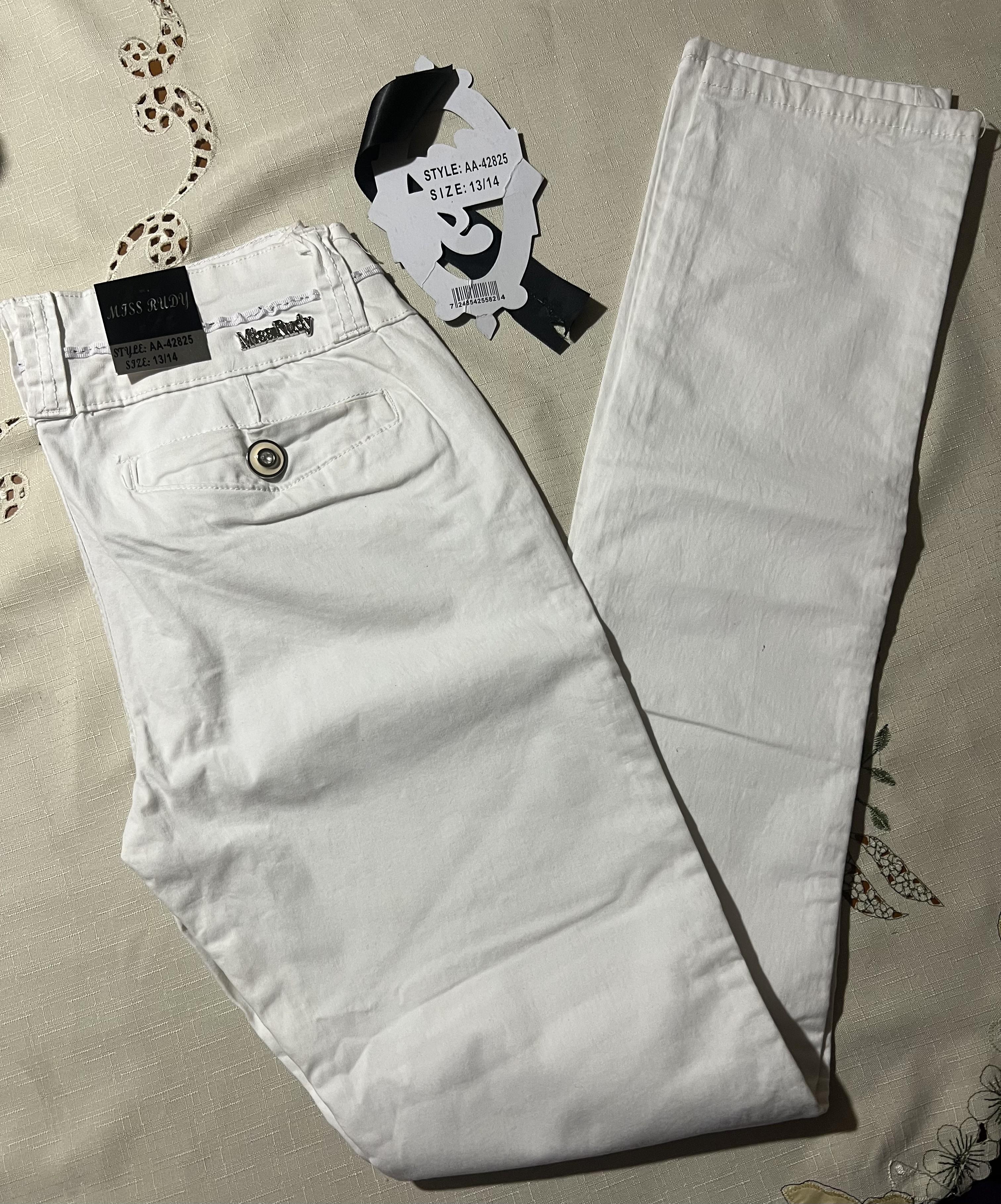 Jean blanco, foto 3 de 3