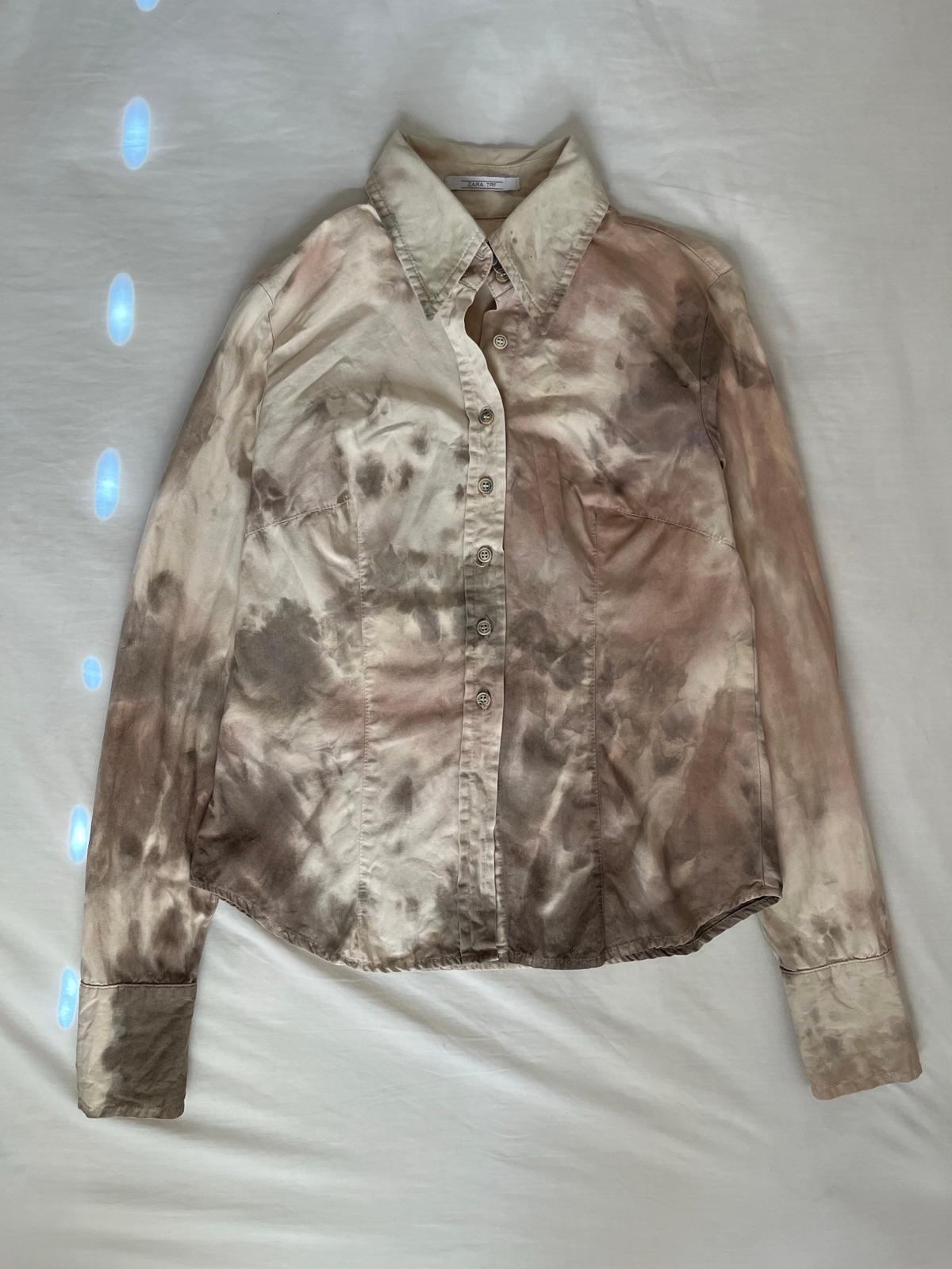 Camisa de manga larga estampada para mujer, foto 2 de 3