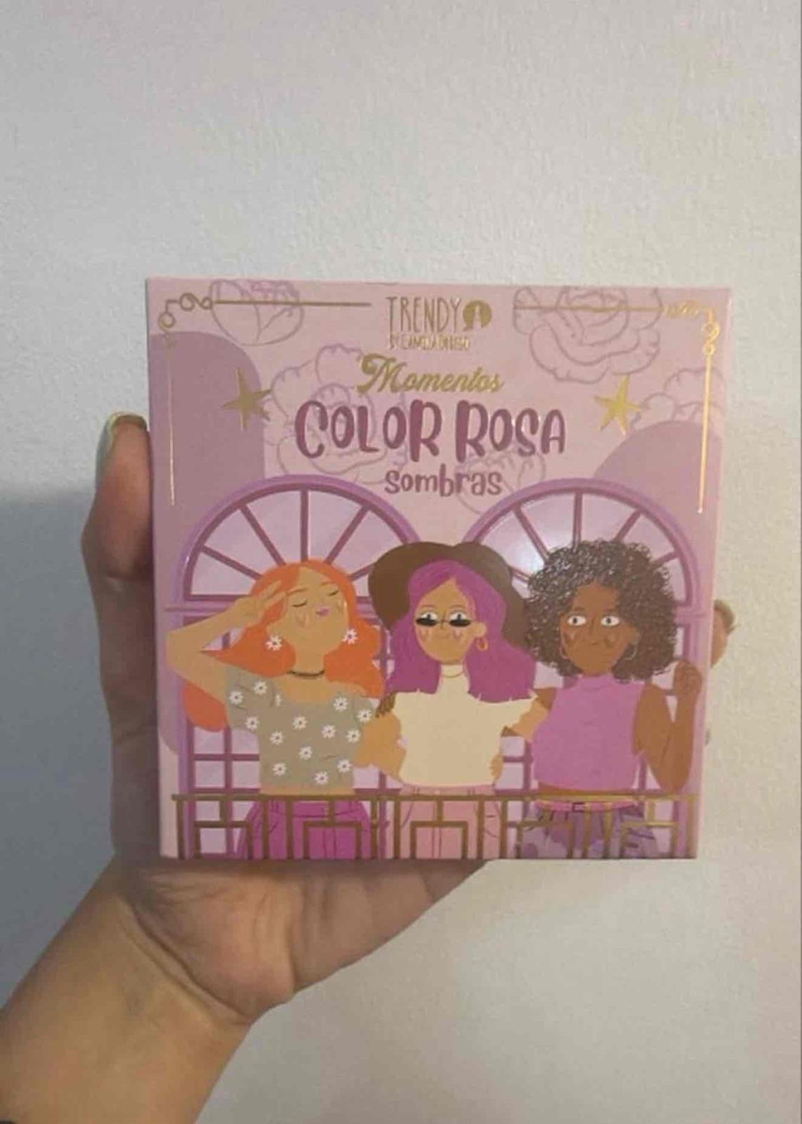 Paleta de Sombras Momentos Color Rosa - Trendy, foto 4 de 4