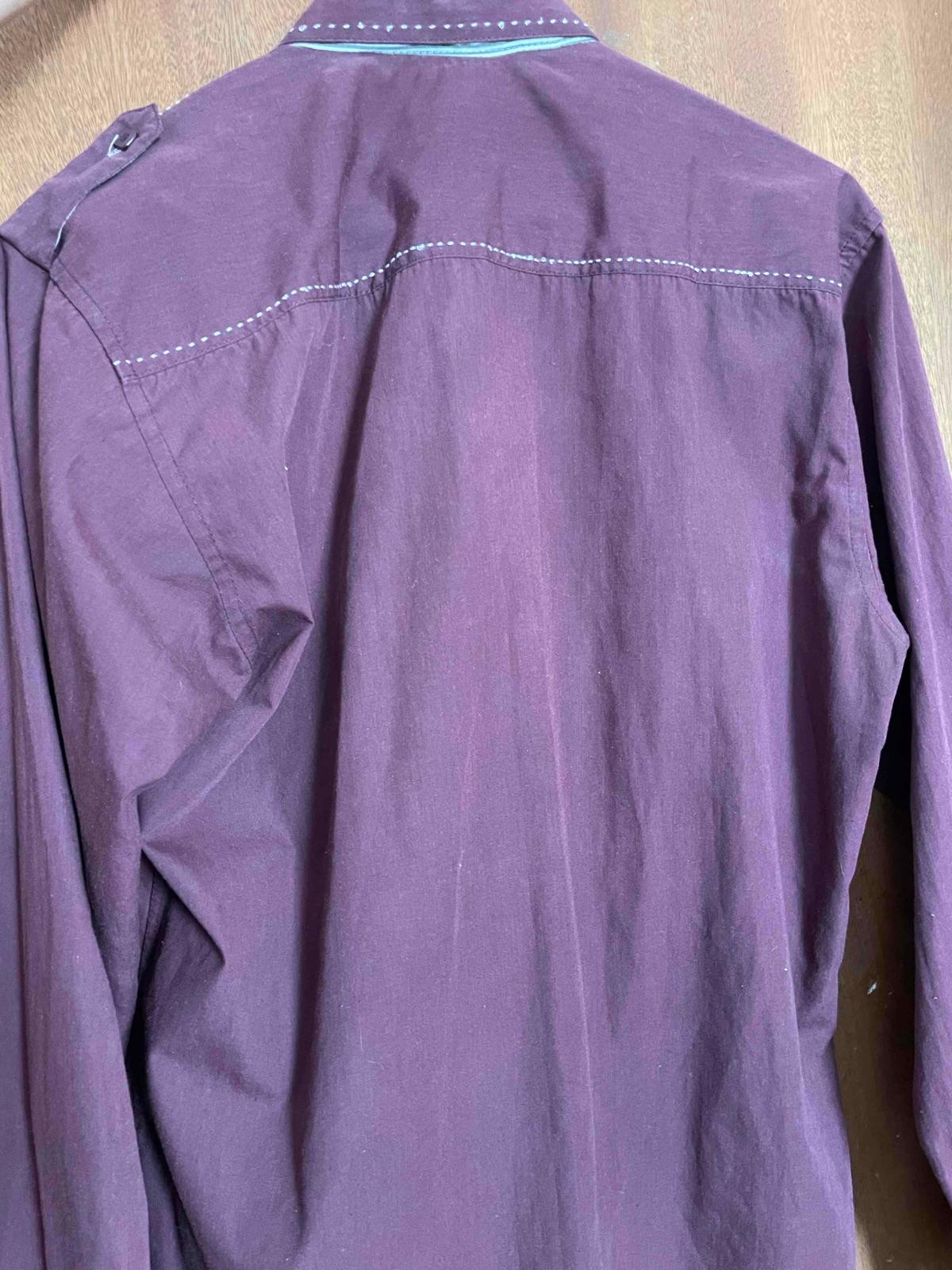 Camisa manga larga Converse morada de hombre, foto 2 de 2