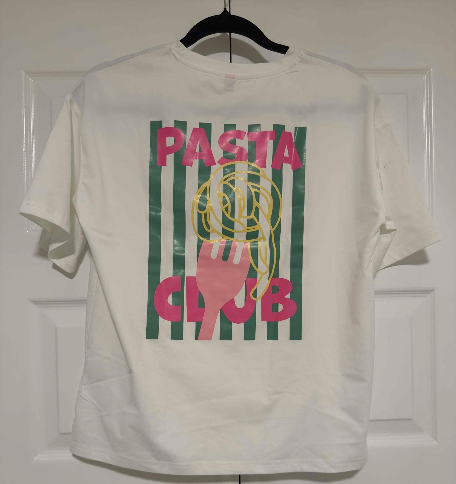 Camisa Blanca Estampada Pasta Club, foto 1 de 3