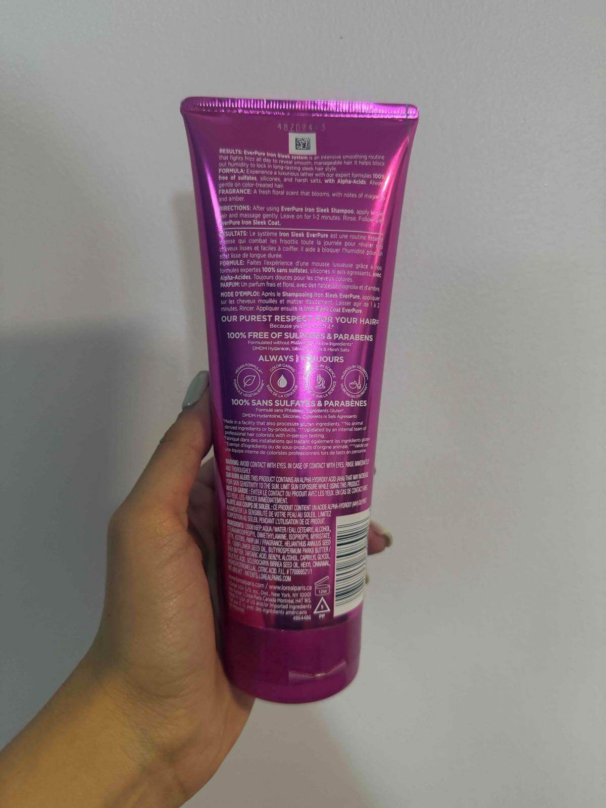 Acondicionador L'Oréal EverPure Iron Sleek, foto 2 de 2