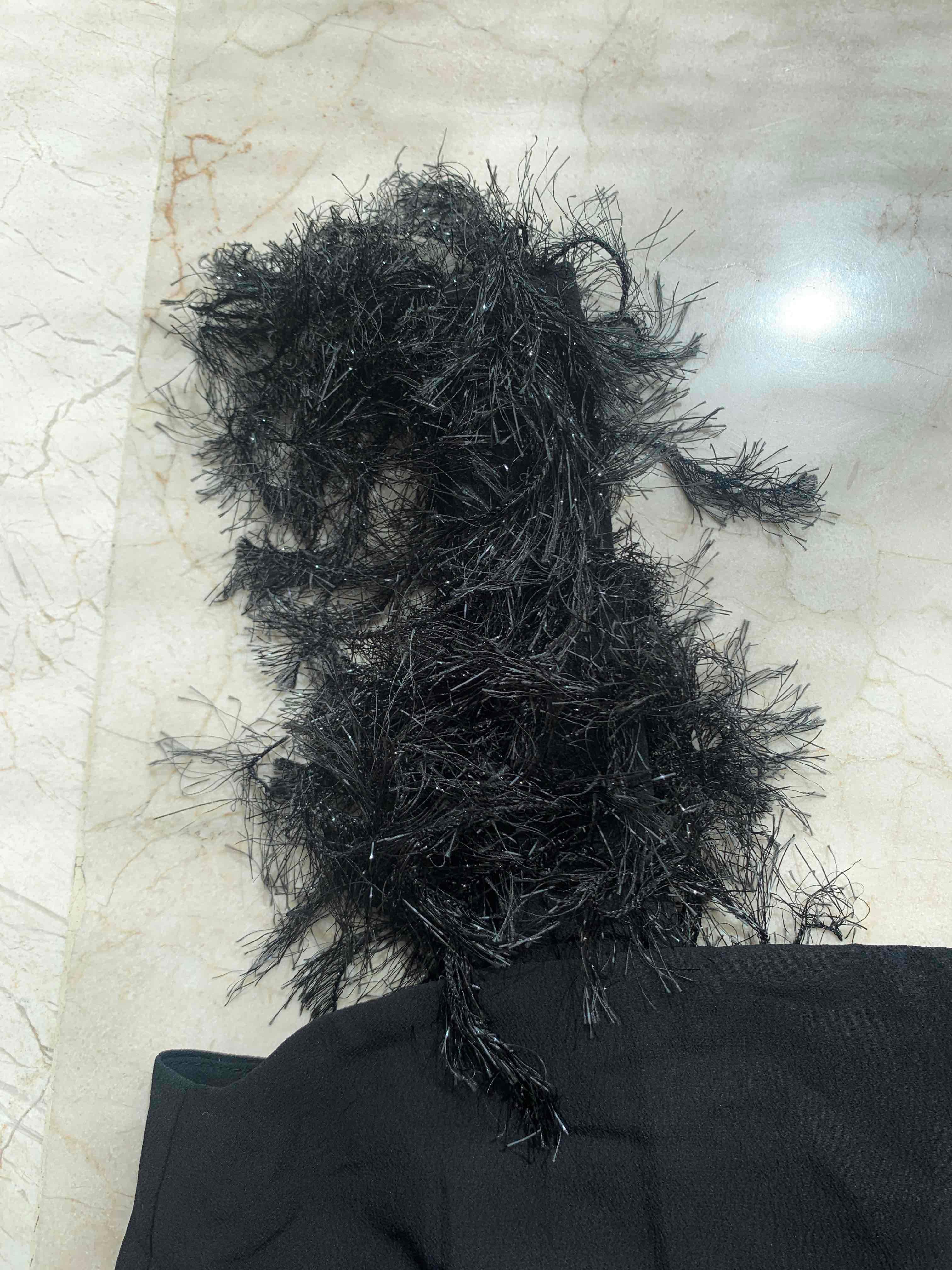 Top negro plumas ASOS nueva, foto 5 de 6