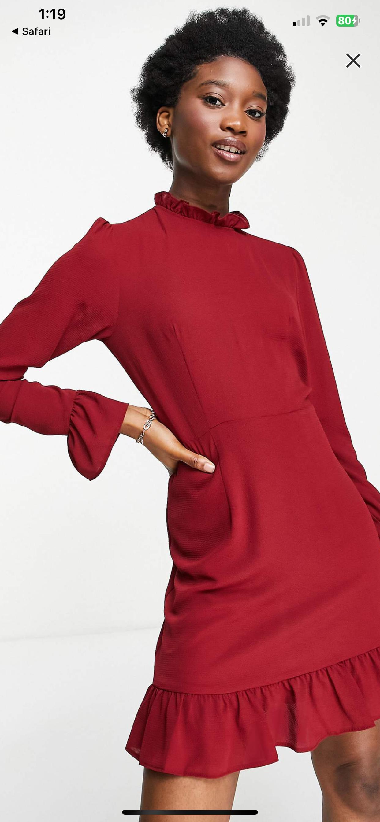 Vestido corto ASOS nuevo, foto 7 de 7
