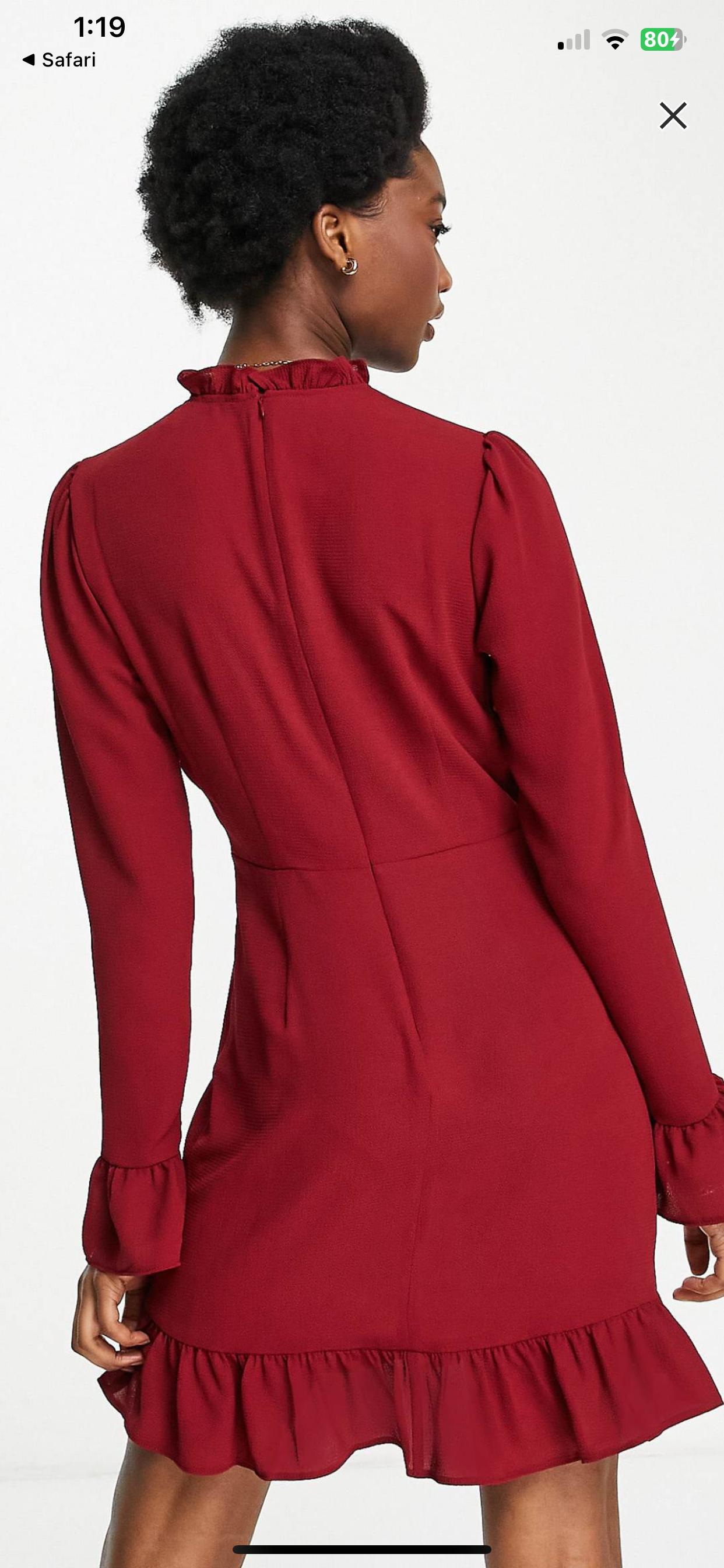 Vestido corto ASOS nuevo, foto 6 de 7