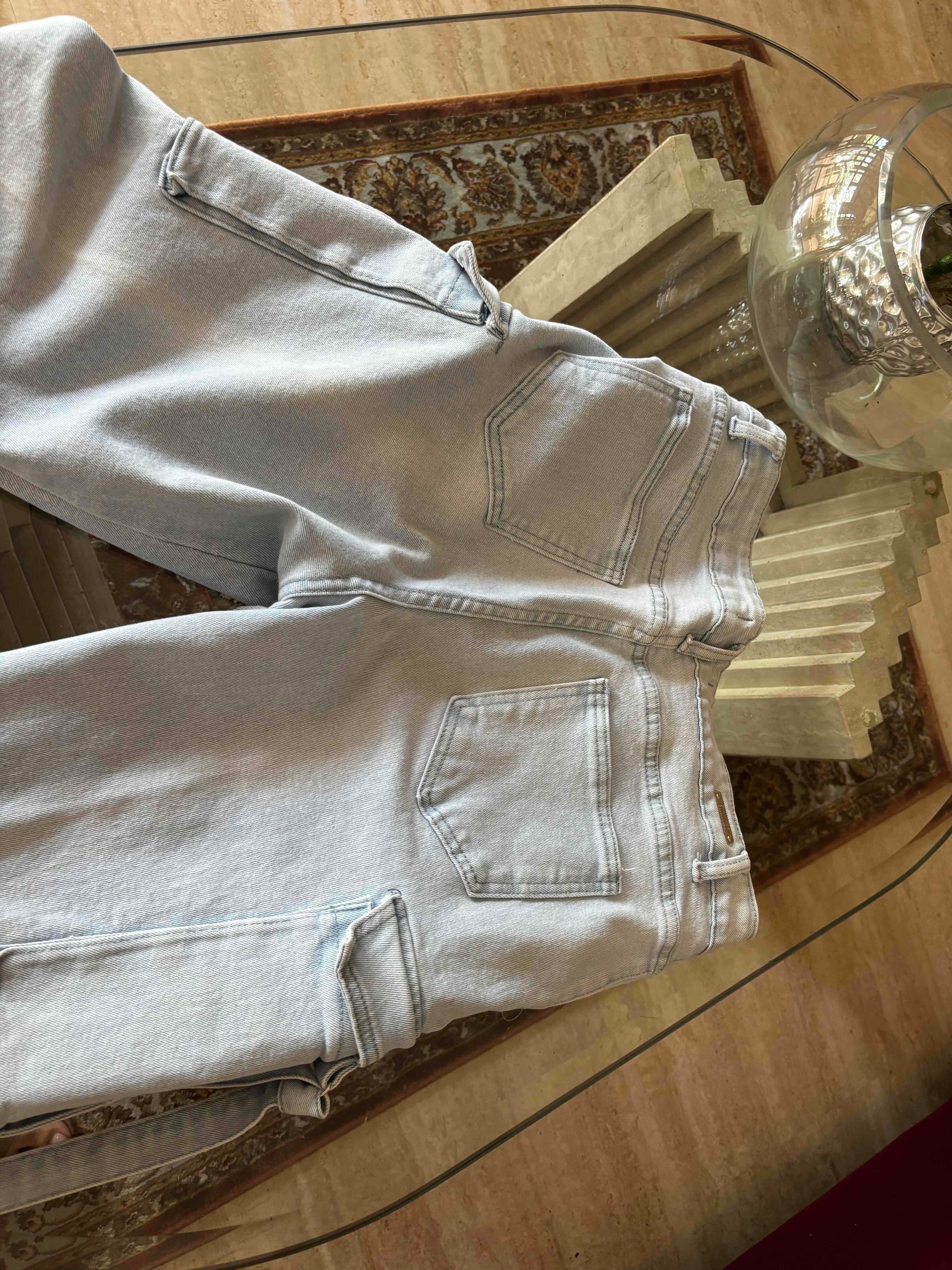 Jeans Cargo azul claro - SALVAJE, foto 2 de 3