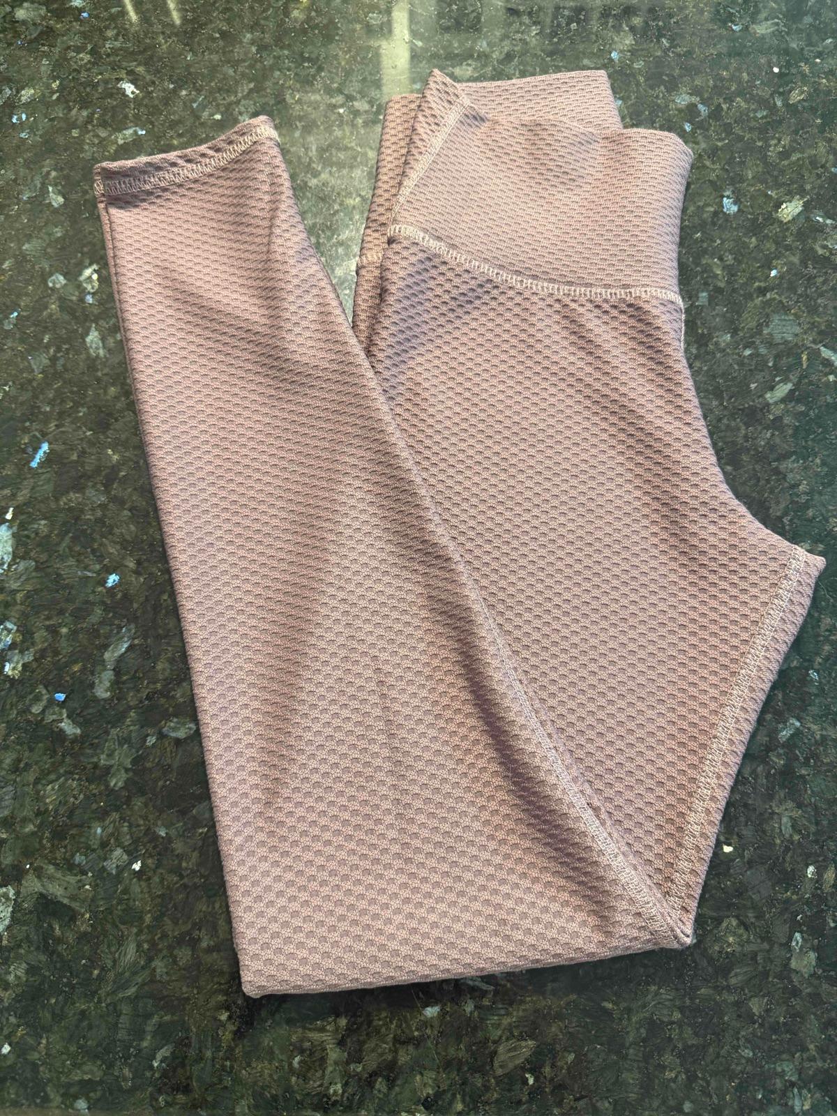 Leggings rosados texturizados, foto 1 de 2