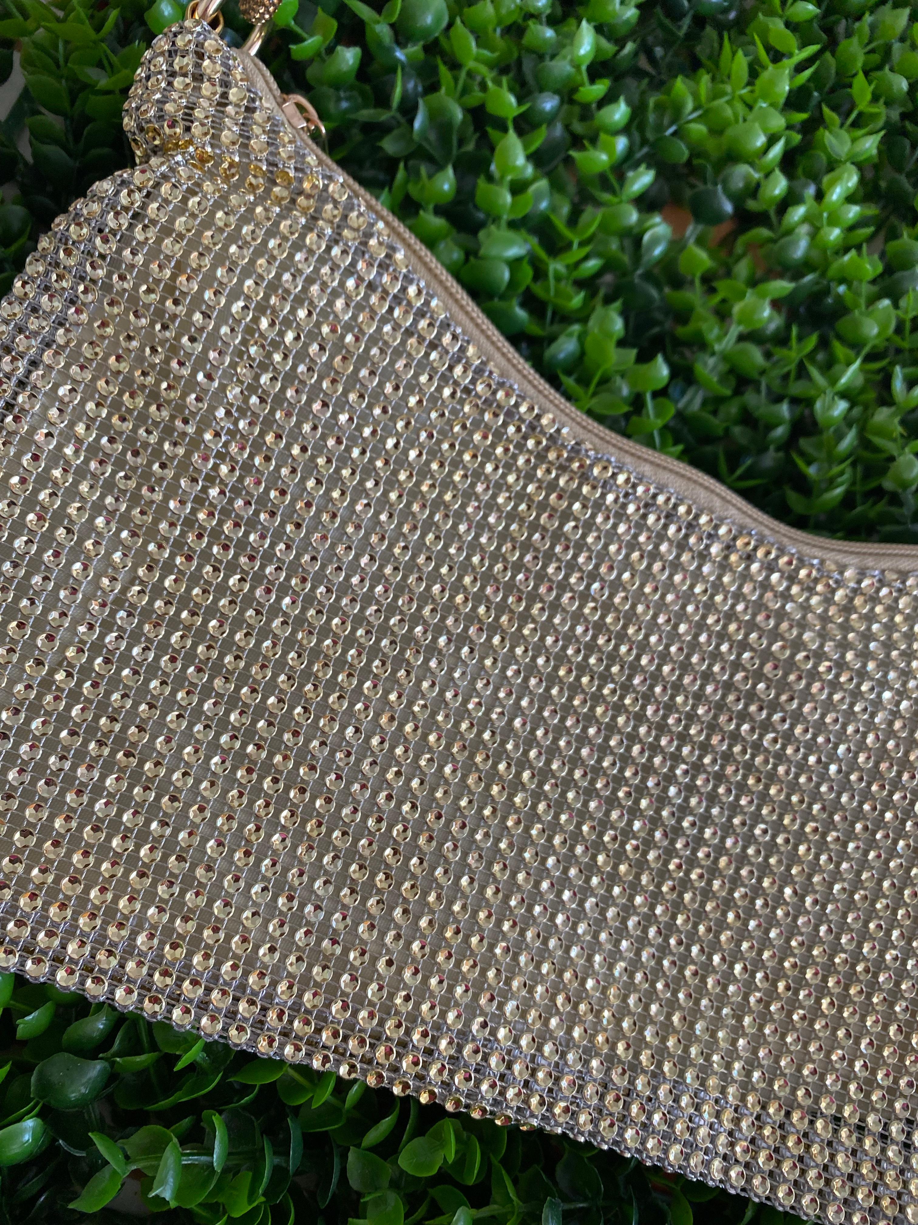 Cartera brillante dorada, foto 2 de 2