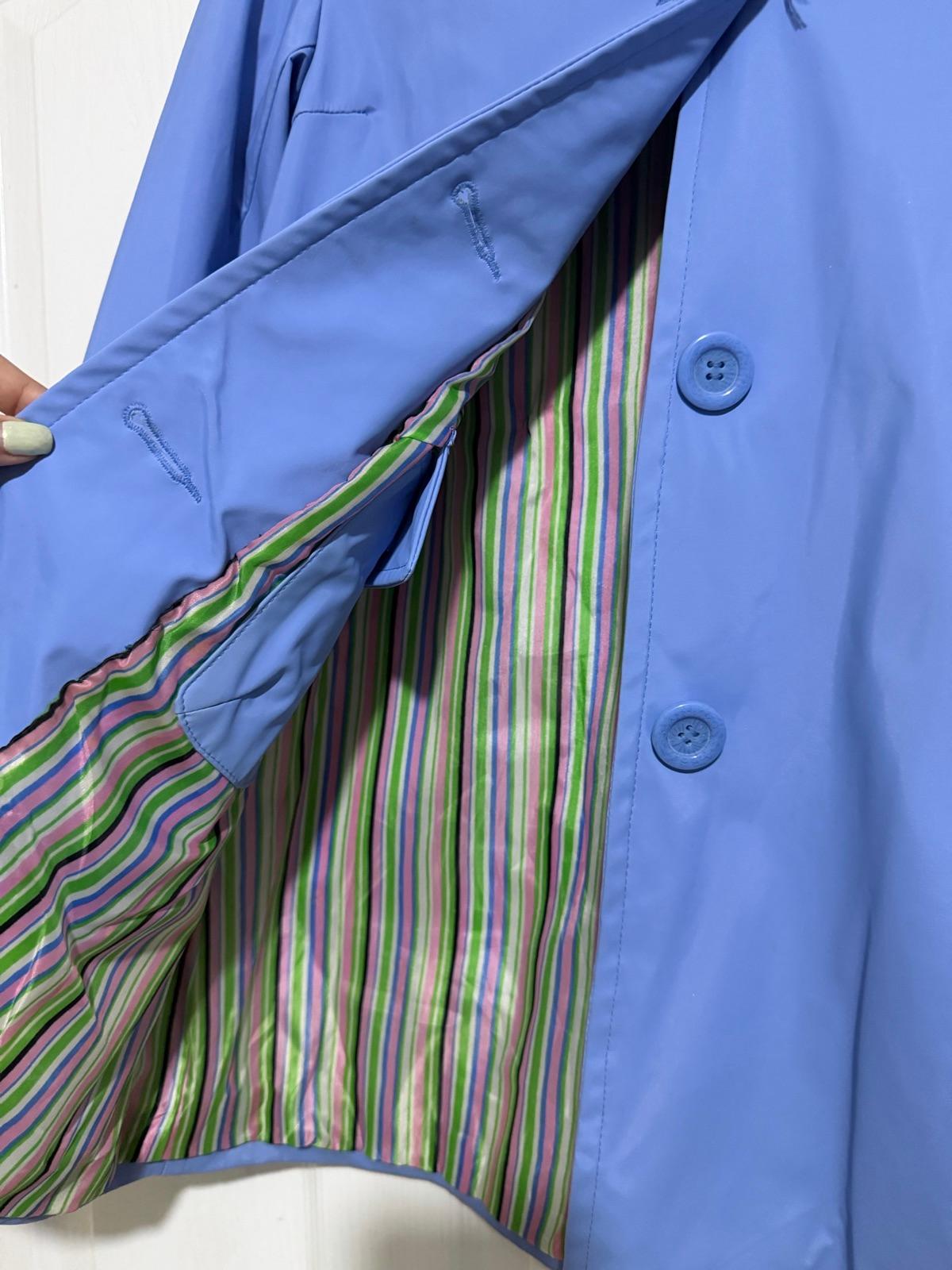 Abrigo impermeable azul Rain Schedder, foto 3 de 3