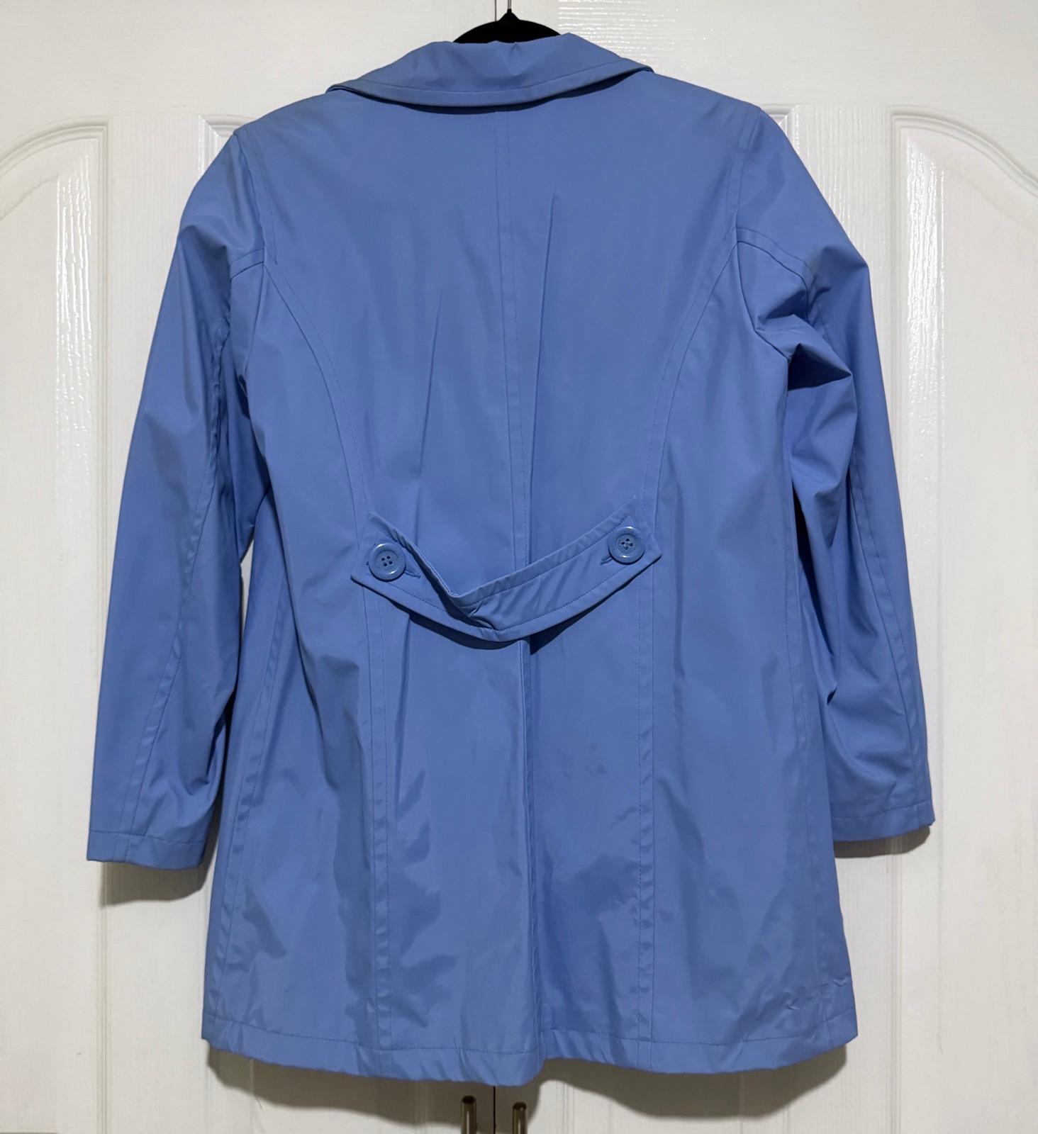 Abrigo impermeable azul Rain Schedder, foto 2 de 3