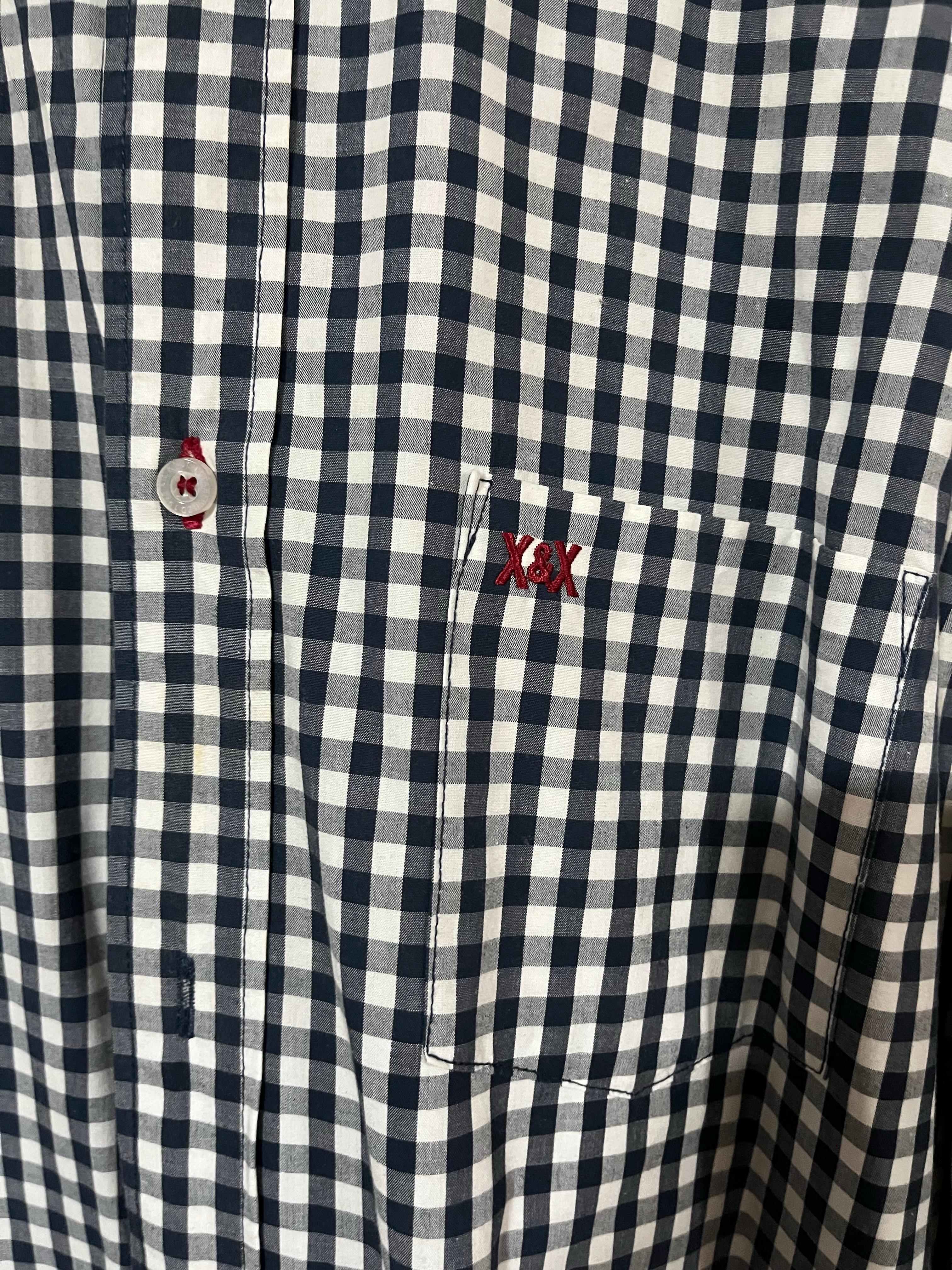 Camisa de botones XIC & XOC de cuadros, foto 3 de 4