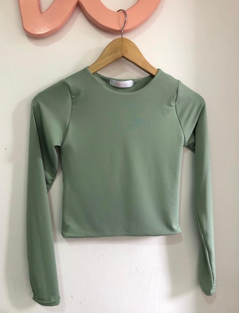 Camisa de manga larga verde, foto 1 de 1