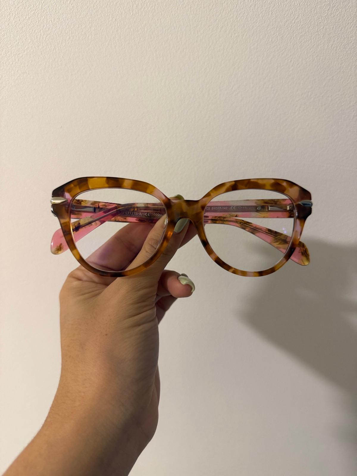 Lentes de sol o montura VOGGA carey con estuche rosado, foto 1 de 2