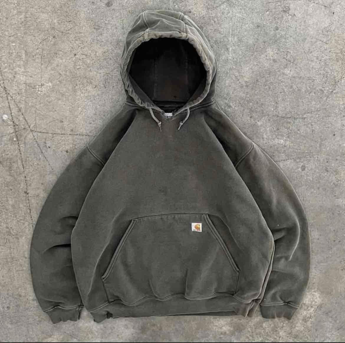 Sudadera con capucha Carhartt gris oscuro, foto 1 de 1