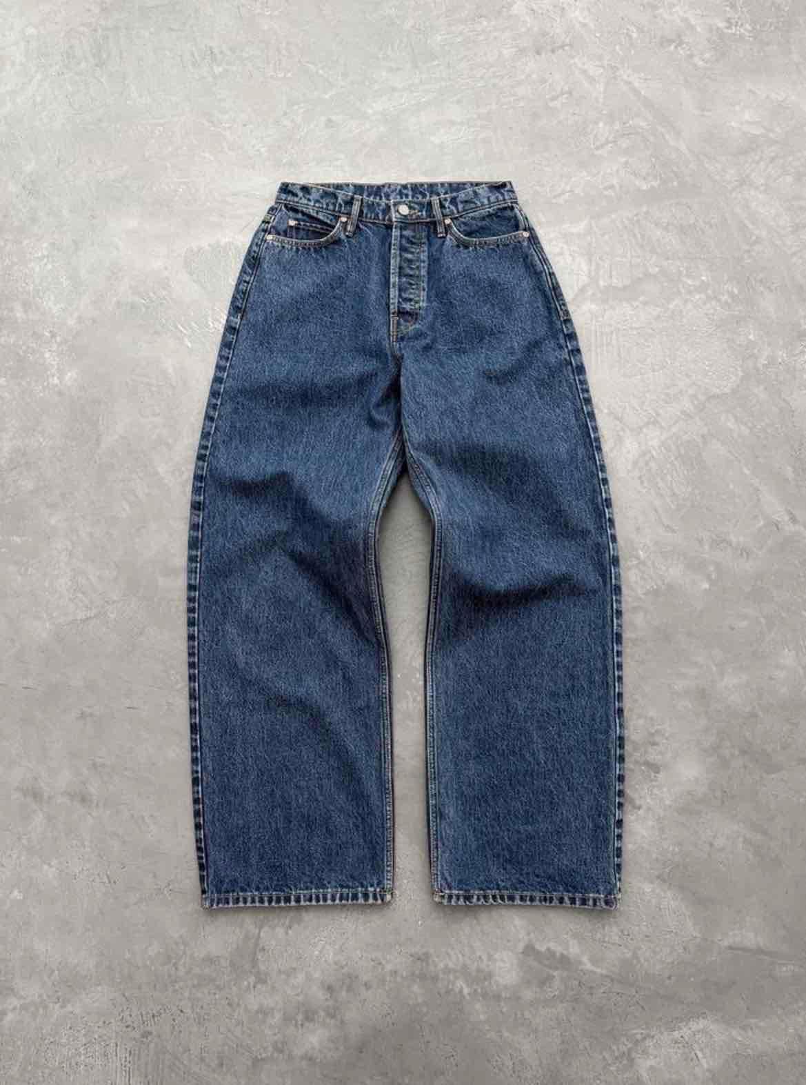 Jeans de mezclilla azul baggy, foto 1 de 1