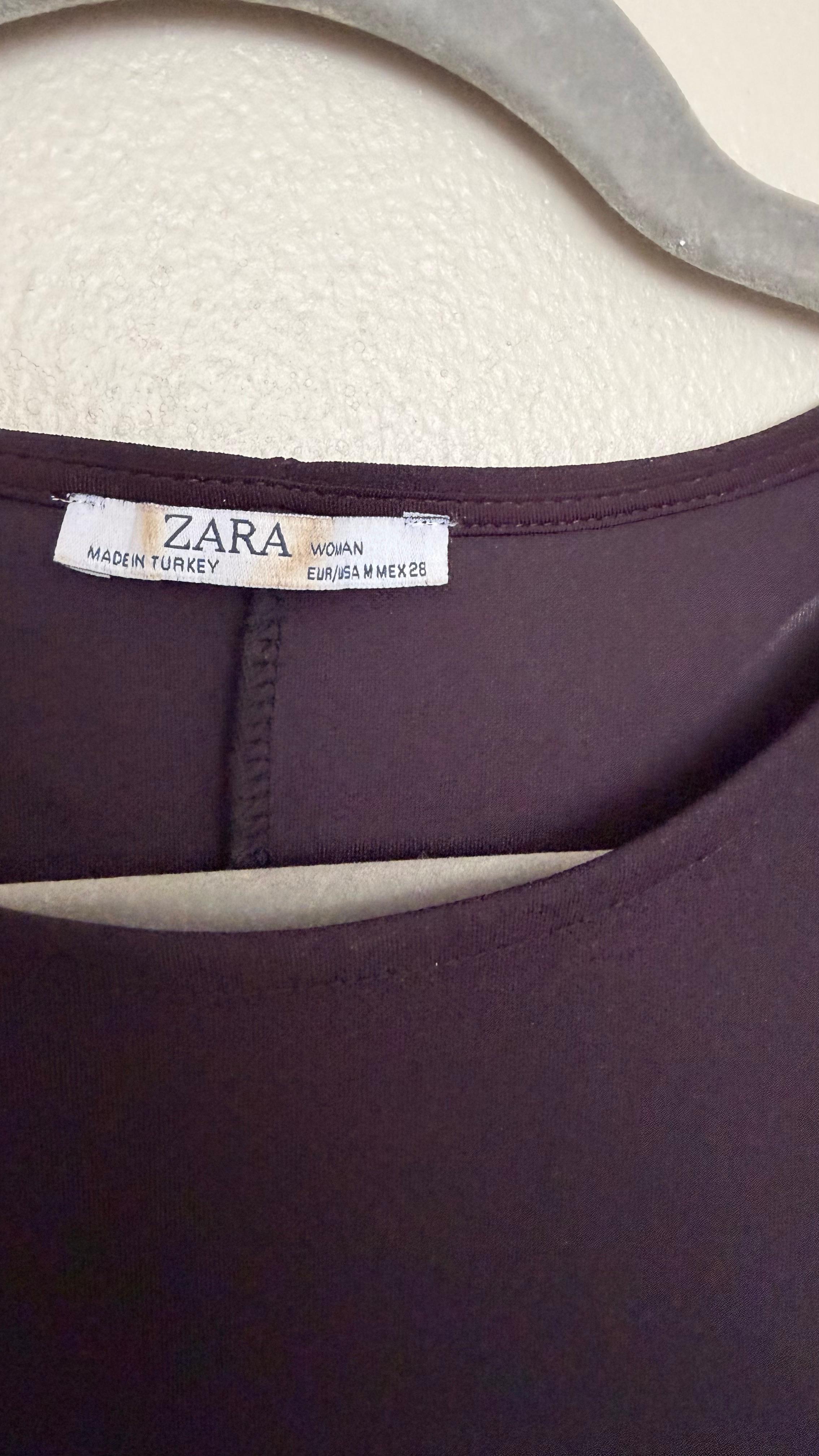 Camisa Zara detalle faralado, foto 2 de 3