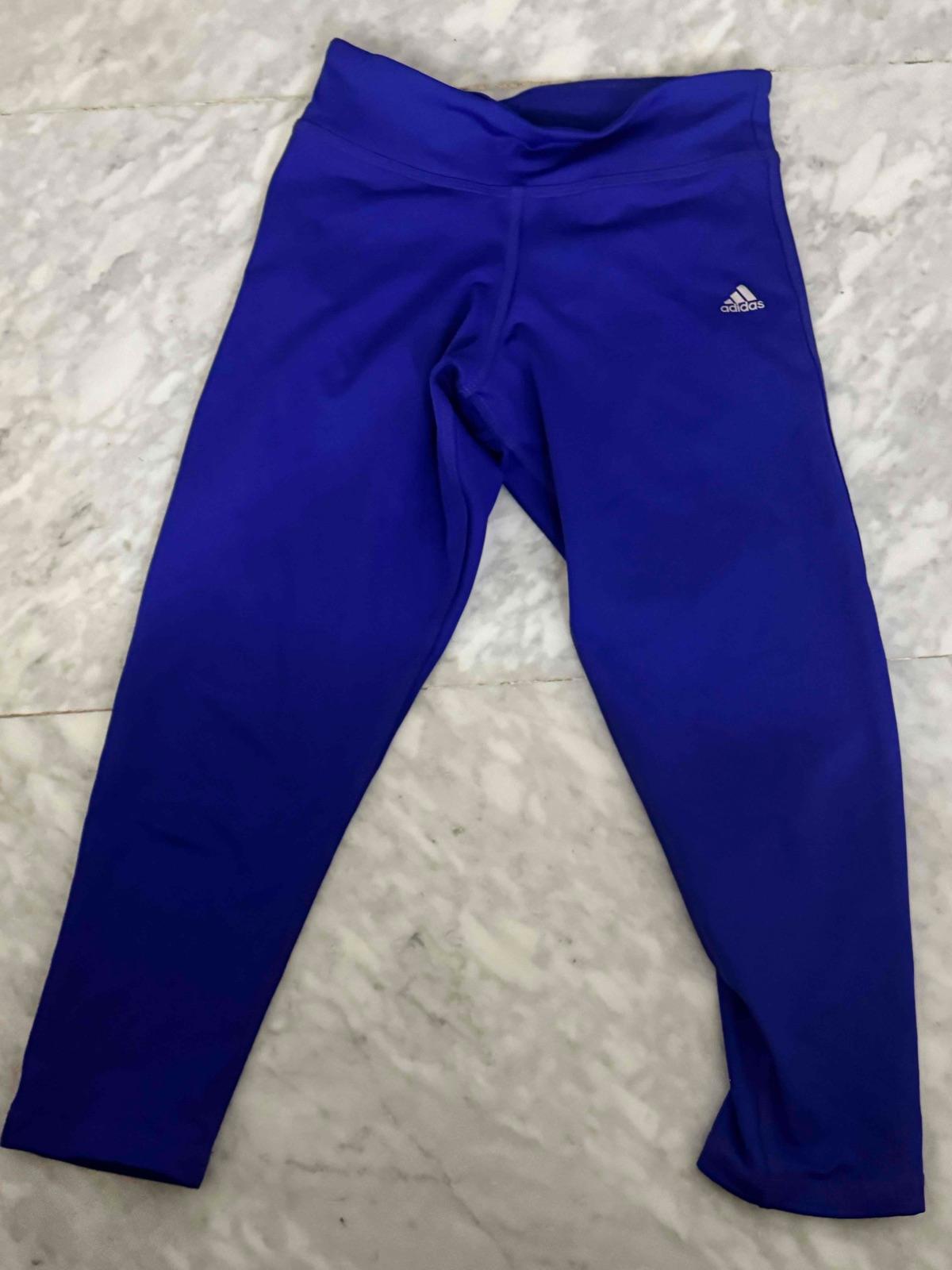 Mallas deportivas azules Adidas para mujer, foto 1 de 3