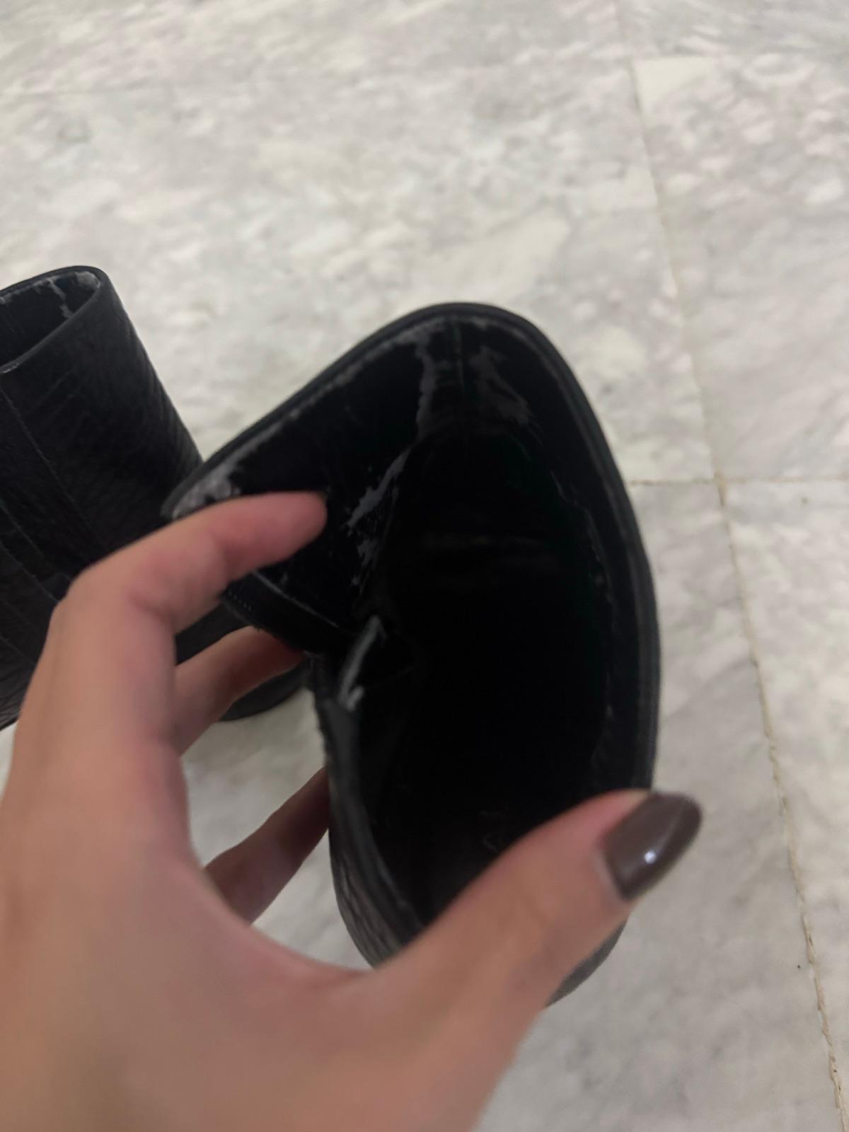 Botines negros de tacón alto, foto 6 de 6