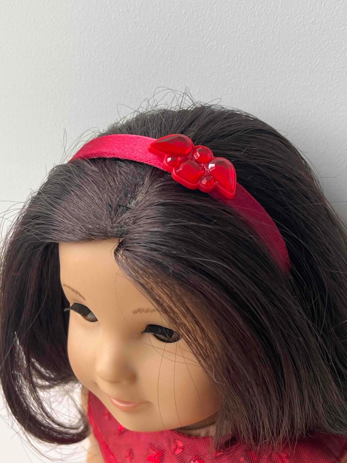 Vestido rojo con accesorios para muñeca American Girl, foto 3 de 6