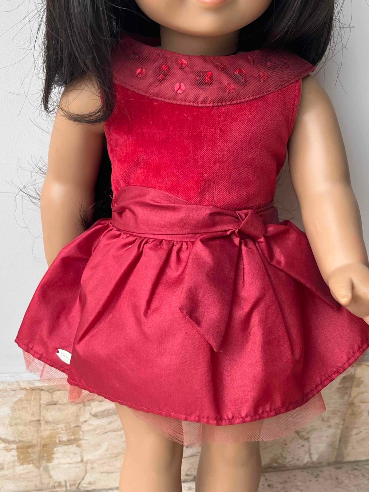 Vestido rojo con accesorios para muñeca American Girl, foto 4 de 6