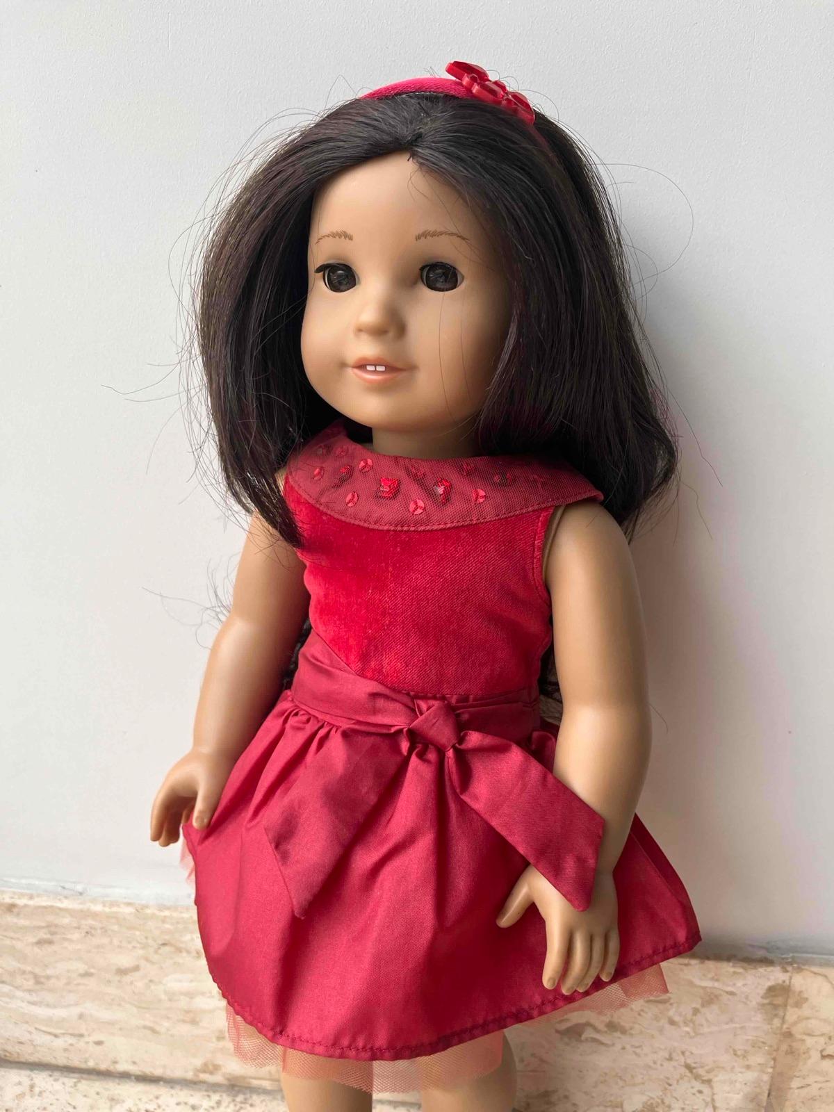 Vestido rojo con accesorios para muñeca American Girl, foto 6 de 6
