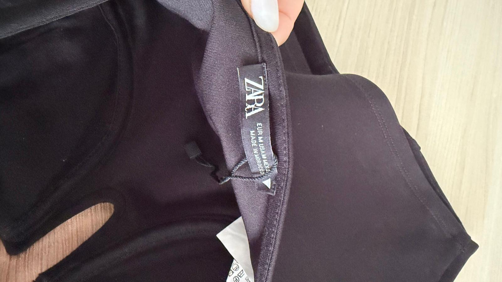 Top Zara Negro Talla M, foto 3 de 3