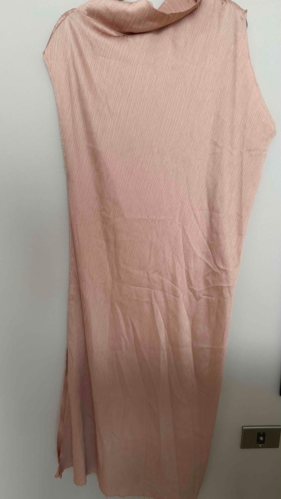 Vestido Rosa ZARA Talla L, foto 2 de 3
