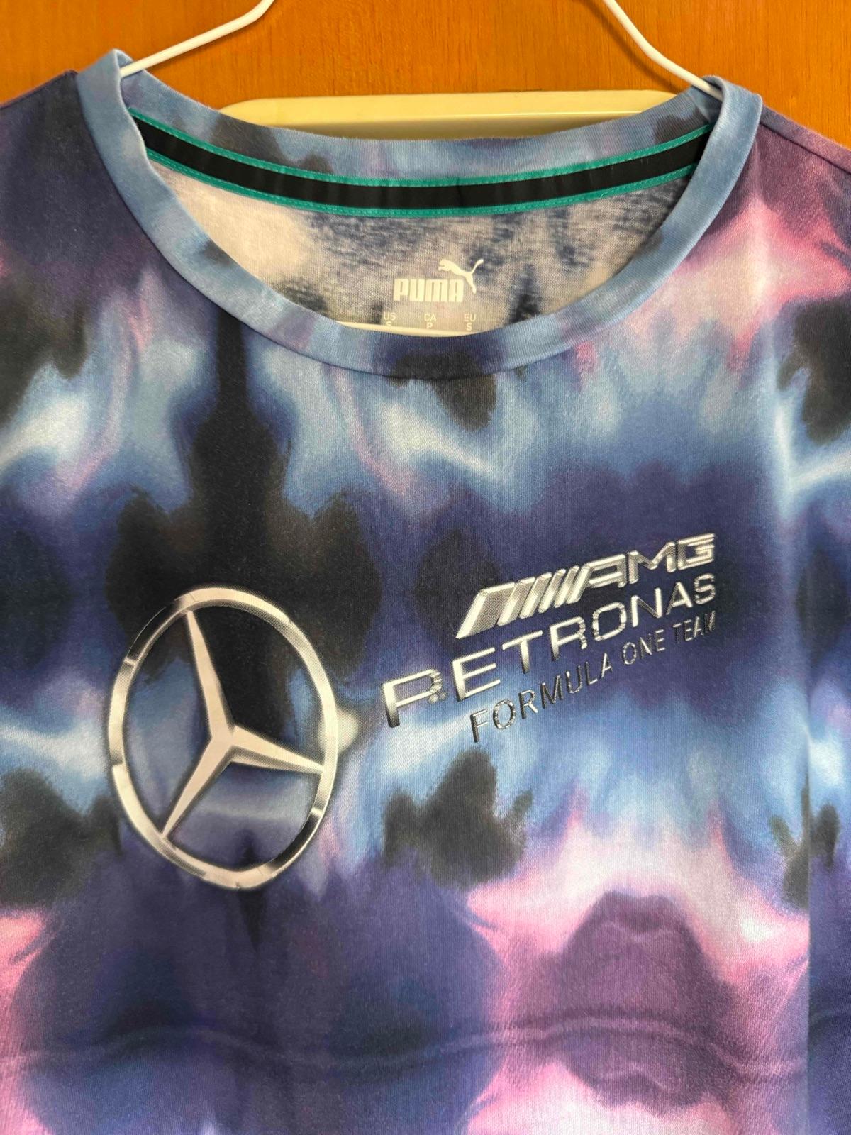 Camisa Puma Mercedes AMG Petronas TieDye Talla S Oversized, foto 2 de 4
