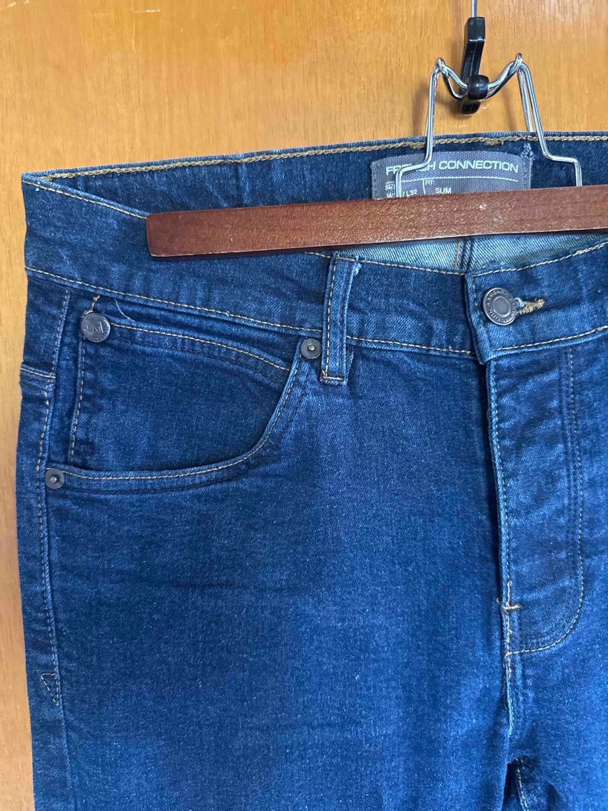 Jeans Slim French Connection Azul Oscuro Talla W34 L32, foto 4 de 4