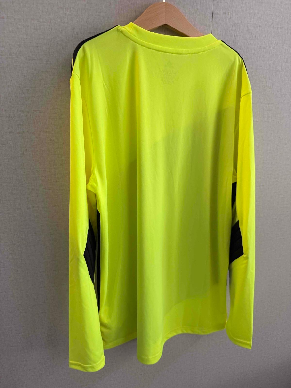 Camisa de arquero Adidas manga larga amarilla y negra, foto 2 de 8