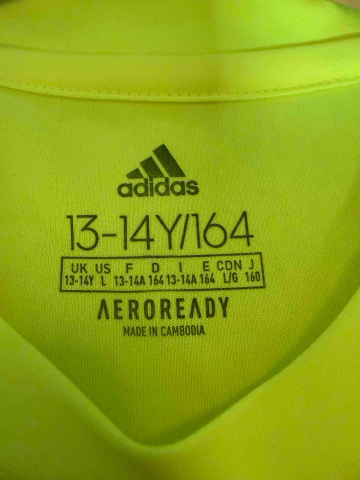Camisa de arquero Adidas manga larga amarilla y negra, foto 5 de 8