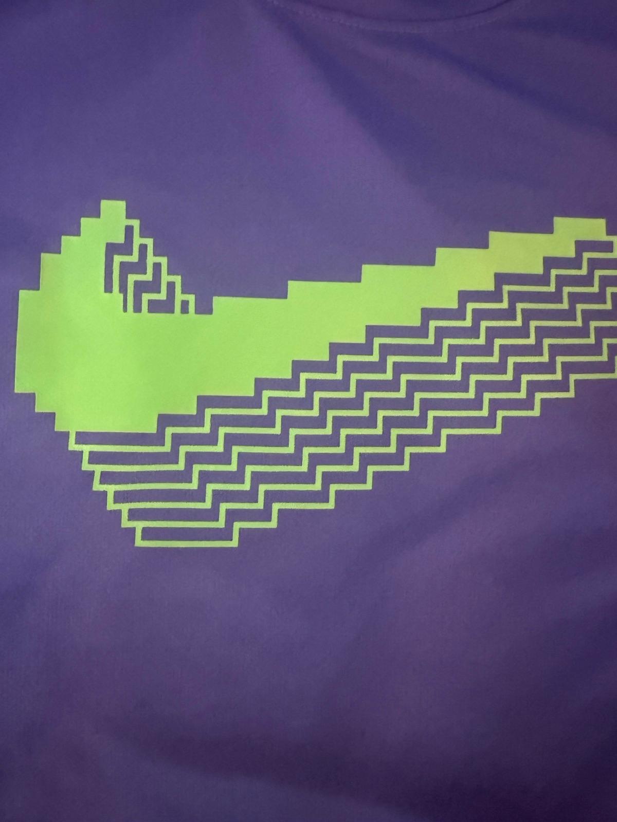 Camisa Nike Azul y Verde Dri-Fit, foto 5 de 6
