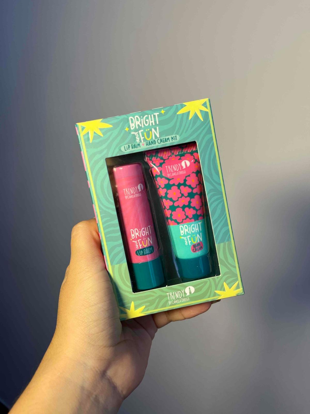 Kit Bright and Fun Lip Balm y Hand Cream Trendy, foto 1 de 1