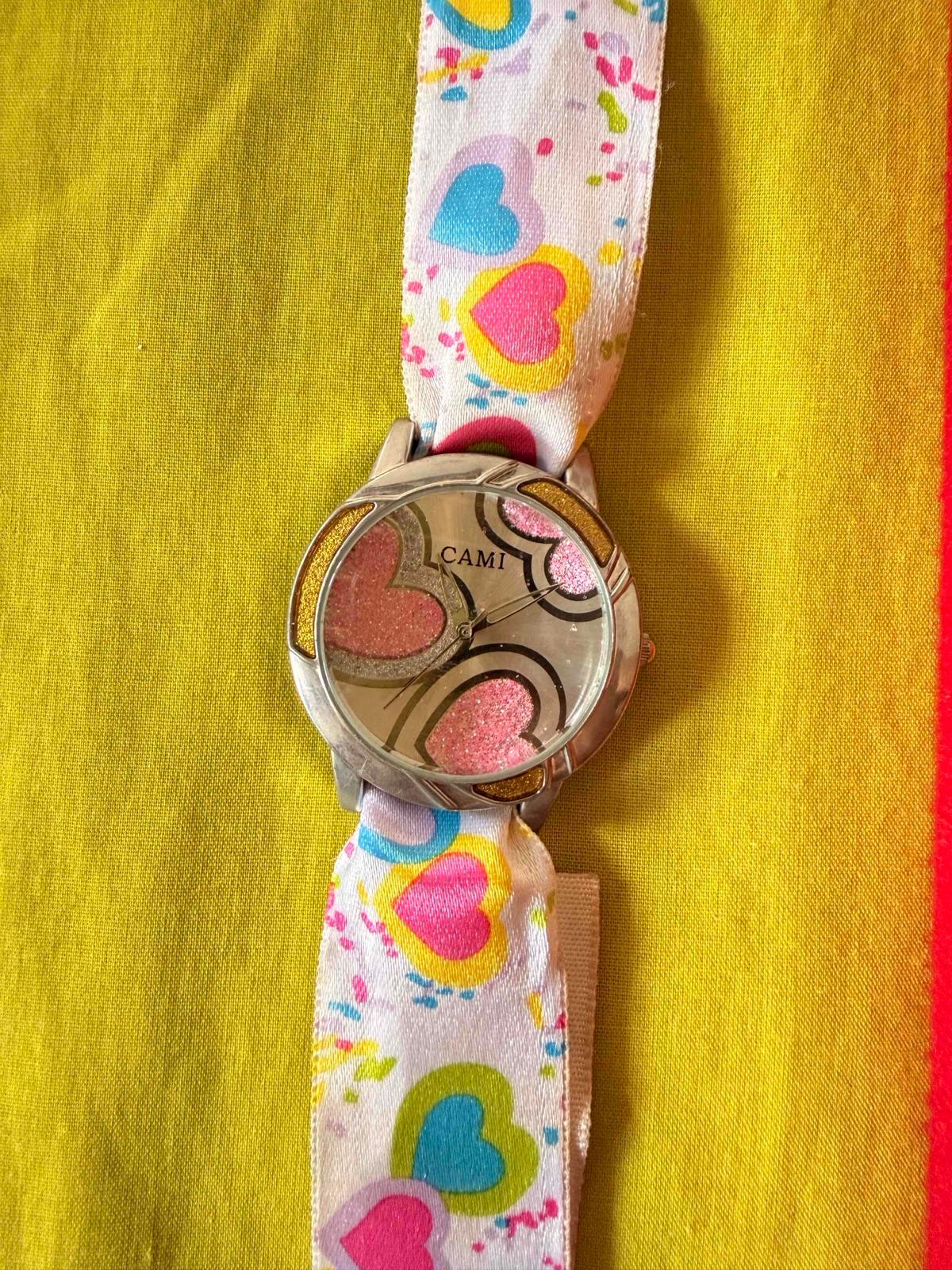 Reloj de pulsera Cami con correas de tela intercambiables, foto 3 de 4