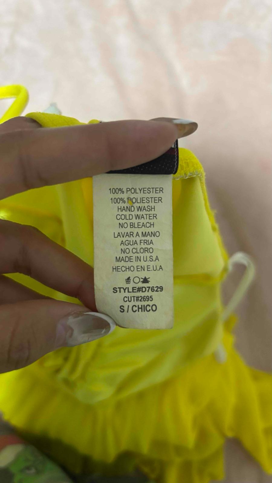 Vestido de color amarillo Carolina, foto 3 de 3